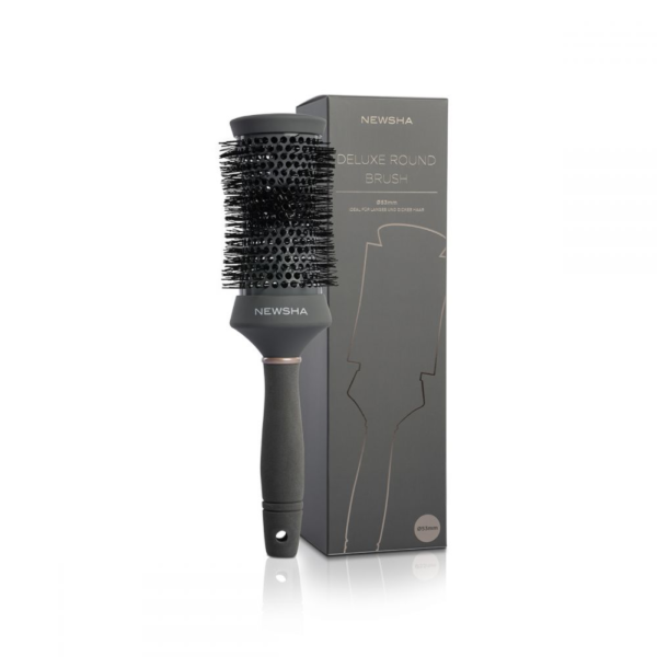 Круглий браш СІРИЙ Deluxe Round Brush 53мм